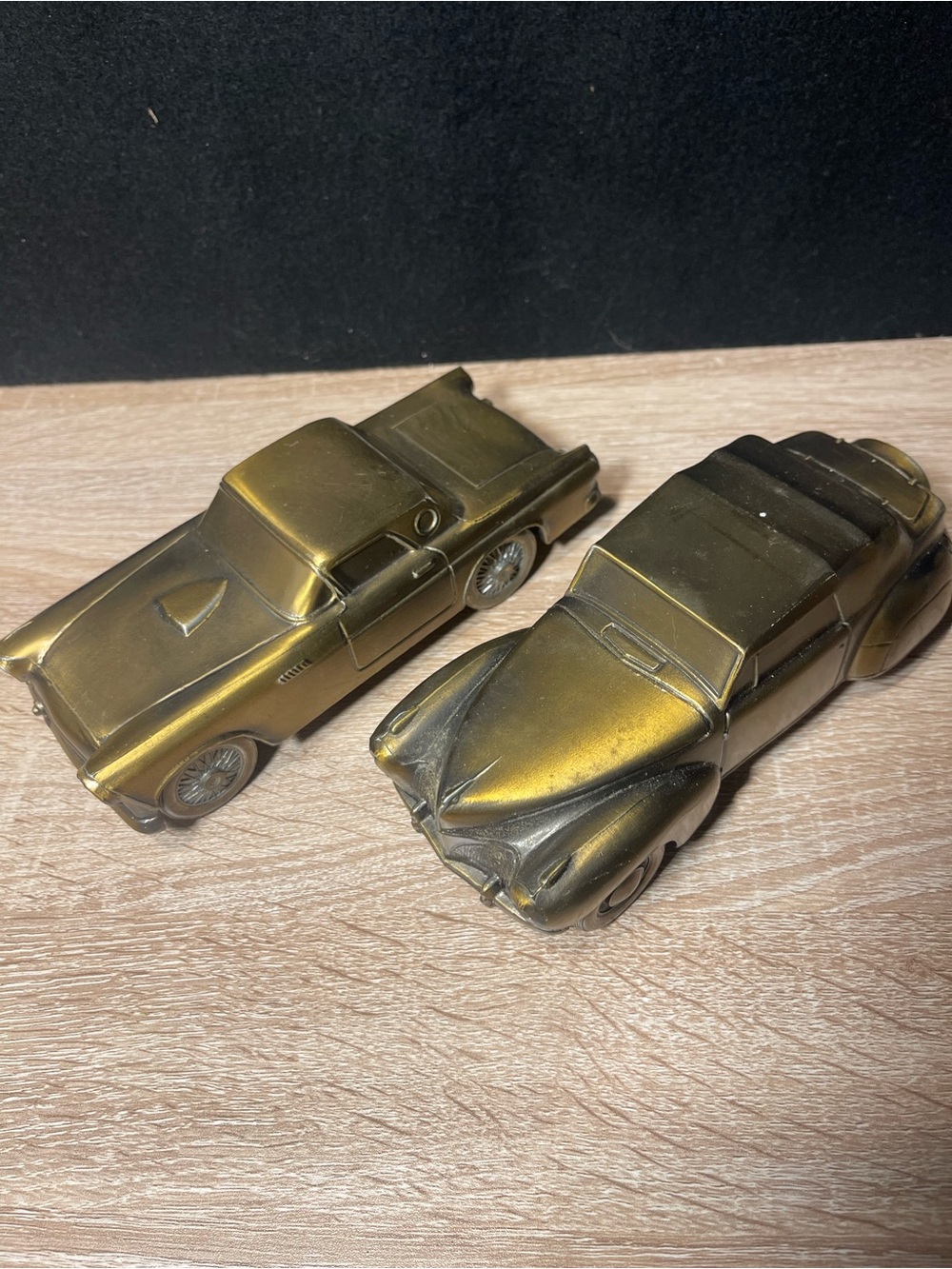 Vtg promotional car banks - Set of 2